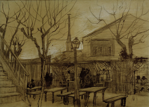 Van Gogh, Guinguette / Draw./ 1887 from Vincent van Gogh