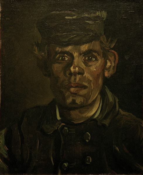 Van Gogh, Peasant in Peaked Cap / Paint. from Vincent van Gogh
