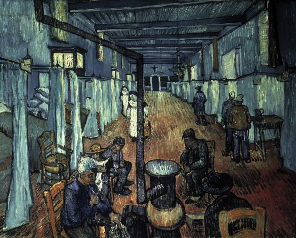 Van Gogh/Dormitory at the Hospital/1889 from Vincent van Gogh