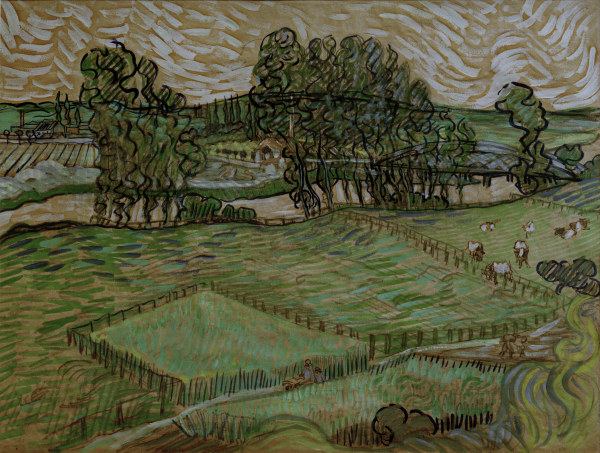 v.Gogh, The Oise at Auvers / 1890 from Vincent van Gogh