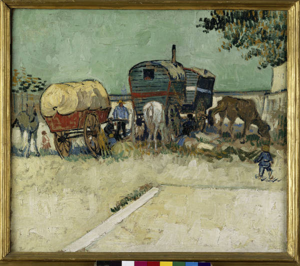 Van Gogh / Zigeunerlager mit Pferdewagen from Vincent van Gogh