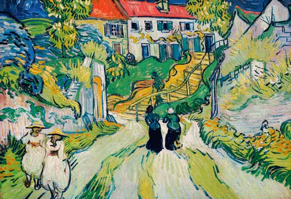 Weg und Treppe in Auvers from Vincent van Gogh
