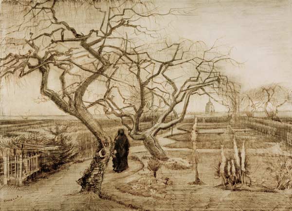 V.van Gogh, Winter Garden / Draw./ 1884 from Vincent van Gogh