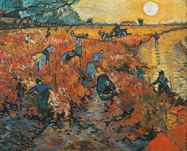 Der rote Weinberg from Vincent van Gogh