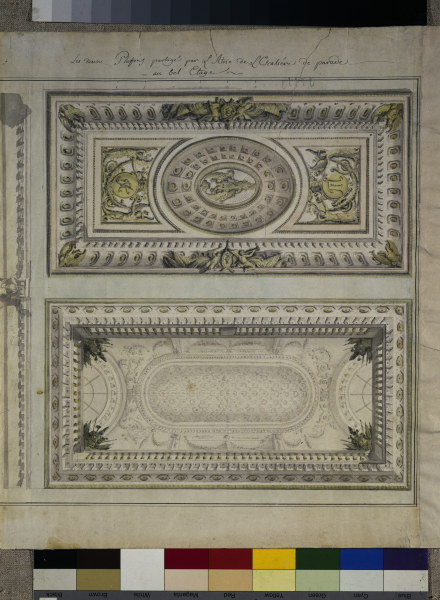 Pawlowsk, Decke Oberes Vestibül from Vincenzo Brenna
