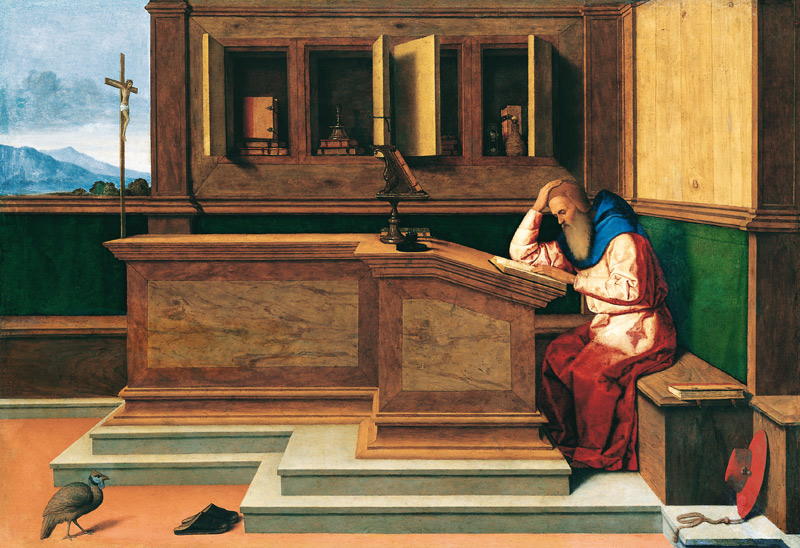 Der heilige Hieronymus im Studierzimmer from Vincenzo Catena