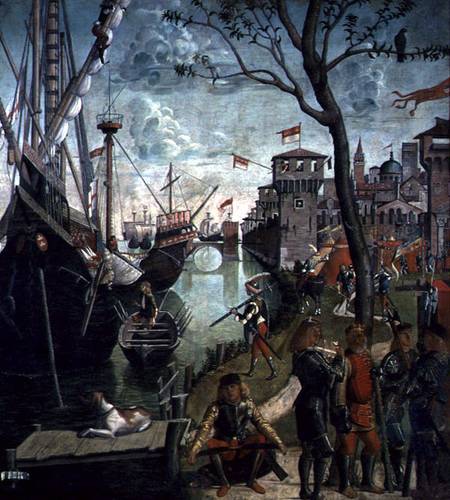 Arrival of St.Ursula during the Siege of Cologne, from the St. Ursula Cycle from Vittore Carpaccio