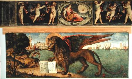 The Lion of St. Mark from Vittore Carpaccio