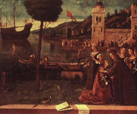St.Ursula taking leave of her father from Vittore Carpaccio
