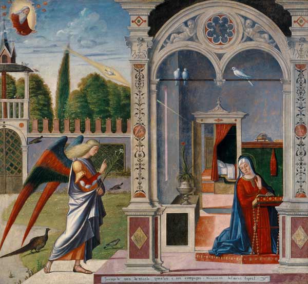 The Annunciation from Vittore Carpaccio