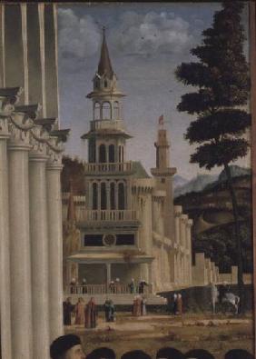 Debate of St. Stephen (detail of background)