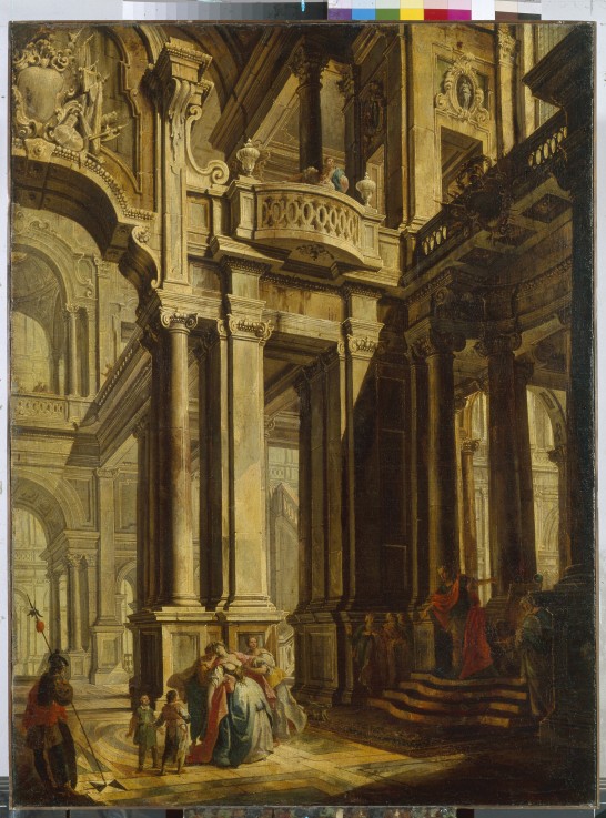 Esther before Ahasuerus from Vittorio Maria Bigari