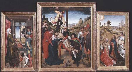 Descent from the Cross, and the Legend of the True Cross from Vranck van der Stock