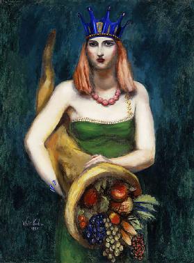 Mädchen mit Füllhorn, 1937