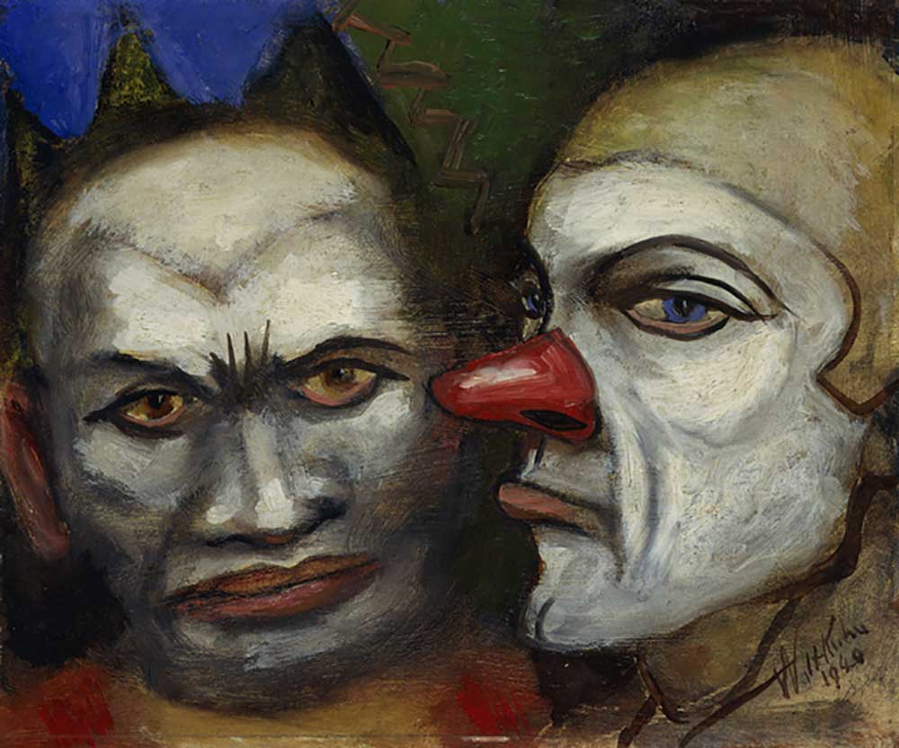 Zwei Clowns, 1940 from Walt Kuhn