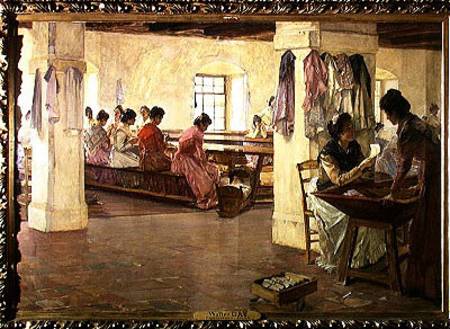 Cigar Makers at Seville from Walter Gay