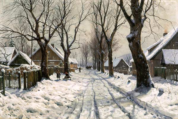 Winter im Dorf from Walter Moras