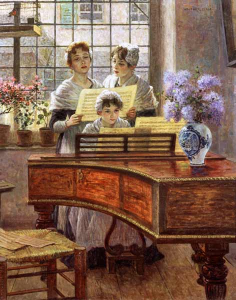 Around the Piano from Walther Firle