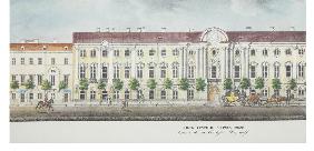 The Stroganov Palace (From the panorama of the Nevsky Prospekt)