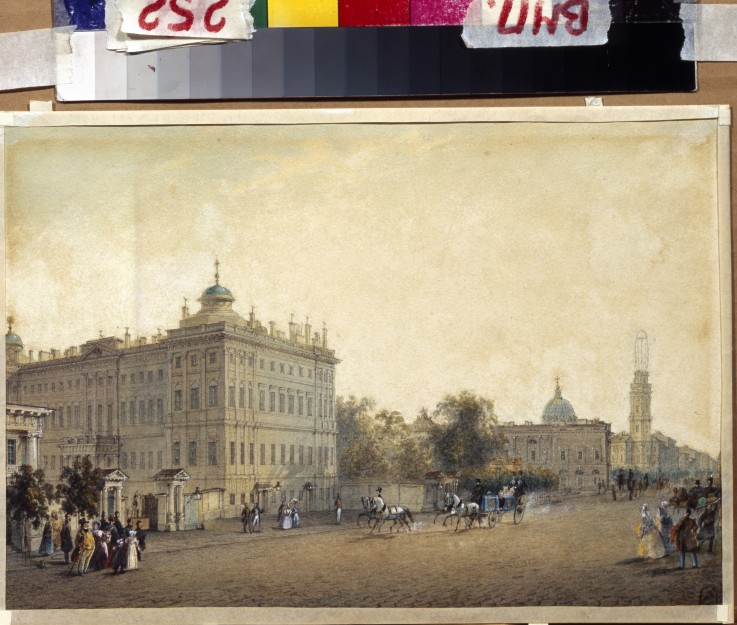 St. Petersburg. The Anichkov Palace from Wassili Sadownikow