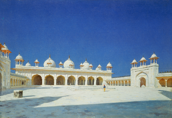 Moti Masjid, Agra from Wassili Werestschagin