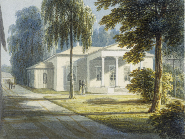 Pawlowsk, Schloßpark, Haus der Nelidowa from Wassili Andrejewitsch Jukowsky
