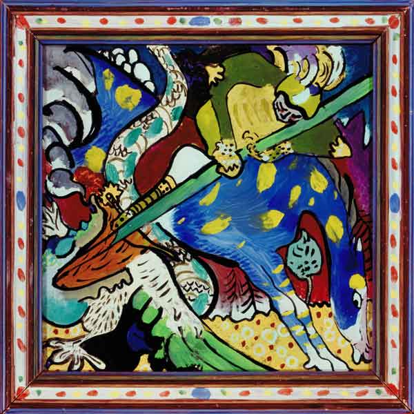 Der hl. Georg im Kampf mit dem Drachen I. from Wassily Kandinsky
