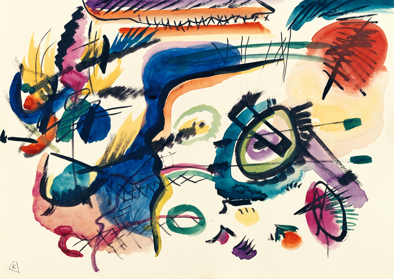 Entwurf zu Komposition VII (auch: Zu Komposition 7) from Wassily Kandinsky