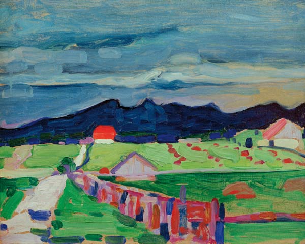 Fields at Murnau from Wassily Kandinsky