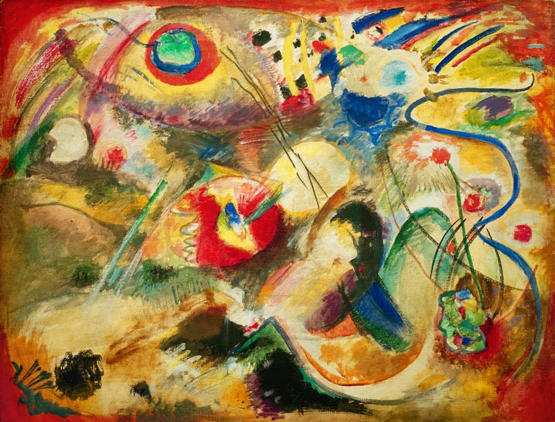Untitled Picture (Deluge) from Wassily Kandinsky