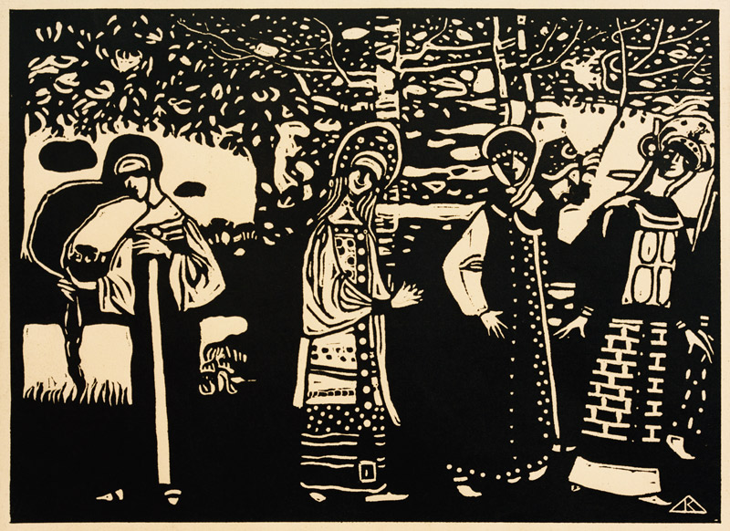 Women in the Forest from Wassily Kandinsky