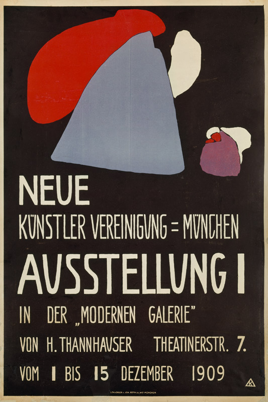 Plakat Neue Künstlervereinigung München from Wassily Kandinsky