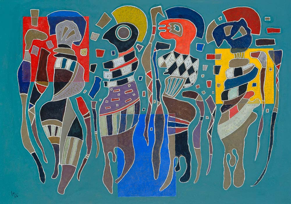 Vier Figuren from Wassily Kandinsky