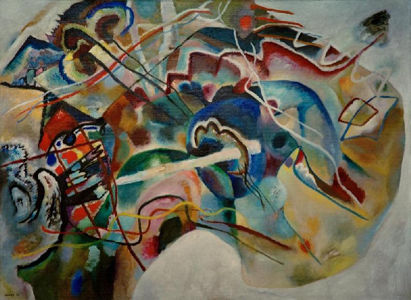 Painting with White Border from Wassily Kandinsky