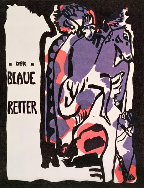 Cover of Catalogue for Der Blaue Reiter  from Wassily Kandinsky