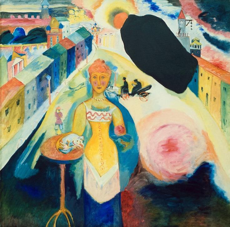 Lady in Moscow from Wassily Kandinsky