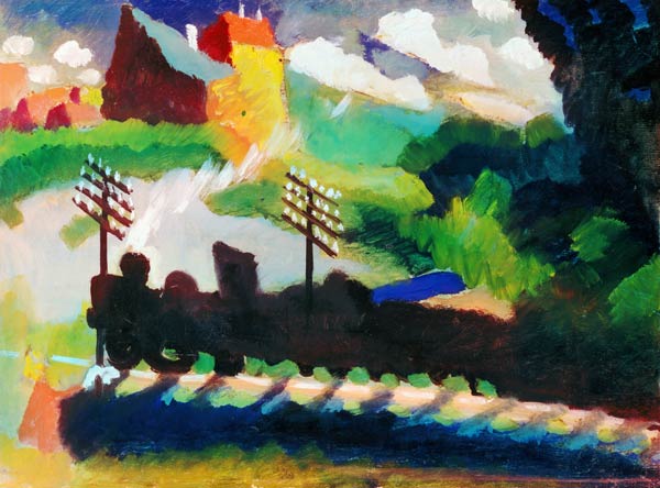 Eisenbahn bei Murnau. from Wassily Kandinsky
