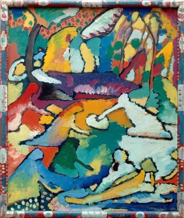 Fragment for Composition II from Wassily Kandinsky