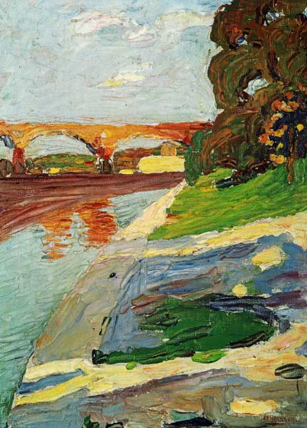 Isar at Großhesselohe from Wassily Kandinsky