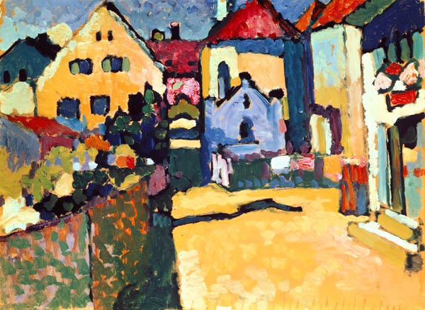 Grüngasse in Murnau. from Wassily Kandinsky