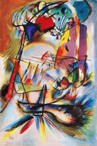 Komposition "Zwecklos" from Wassily Kandinsky