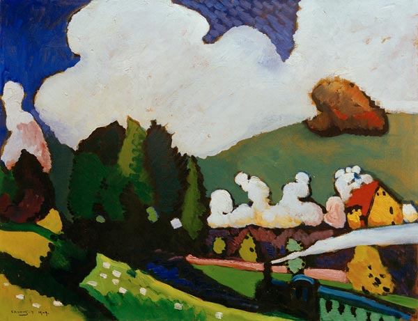 Landscape with Locomotive from Wassily Kandinsky