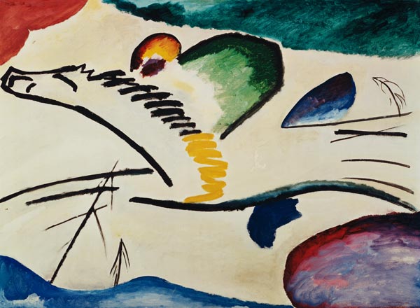 Lyrisches (Reiter zu Pferd) from Wassily Kandinsky