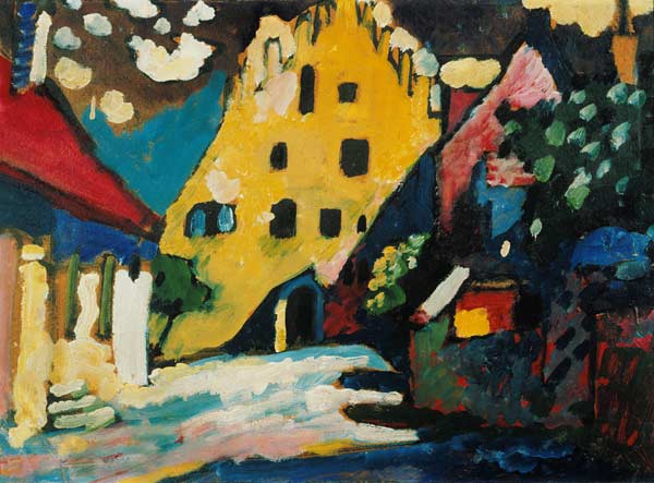 Murnau - Schlosshof I. from Wassily Kandinsky