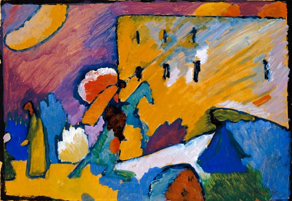 Reiter über der Brücke (Improvisation III.) from Wassily Kandinsky