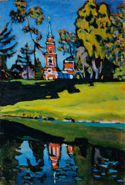 Red church from Wassily Kandinsky