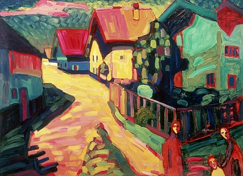 The Road to Murnau from Wassily Kandinsky