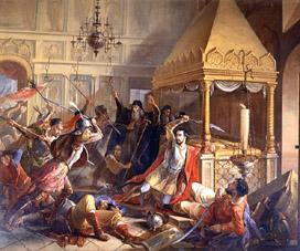 Die Heldentat des Fürsten M. Volkonsky während der poln. Belagerung 1610