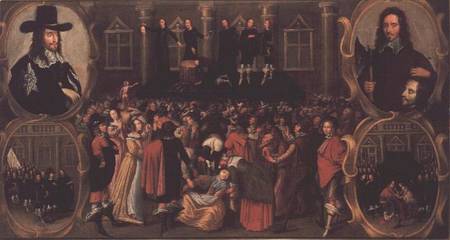 An Eyewitness Representation of the Execution of King Charles I (1600-49) of England from Weesop