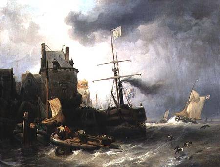 The Storm at Dunkirk from Wijnand Joseph Nuyen